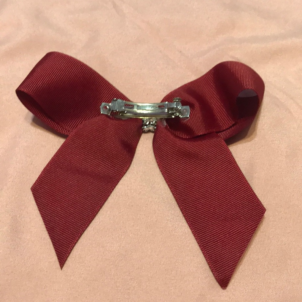 Maroon bow - Picture 2 of 2